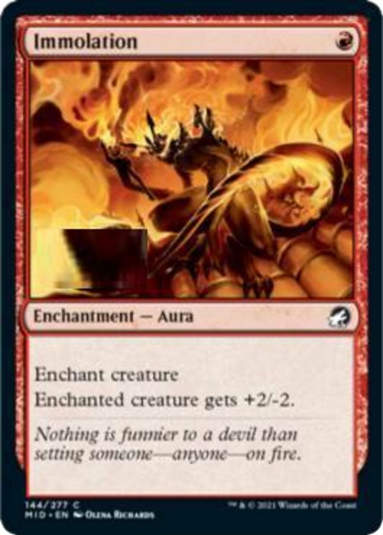 Immolation (144) [MID] - MTG Single