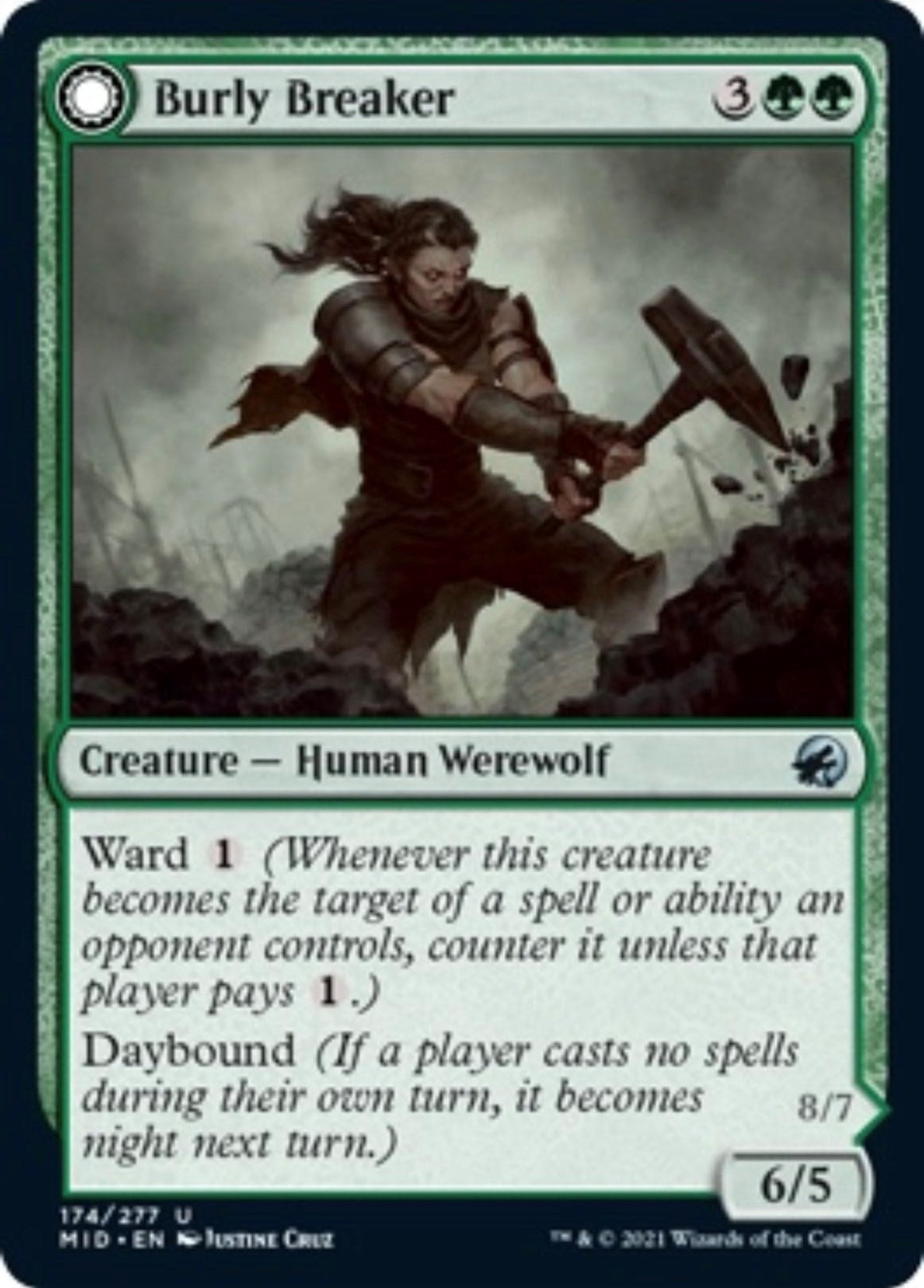Burly Breaker (174) [MID] - MTG Single