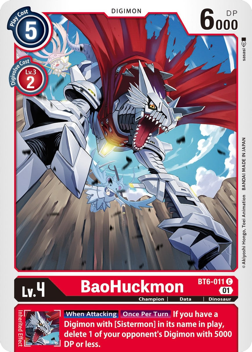 BaoHuckmon (6011) [BT06] - Digimon Card Game Single