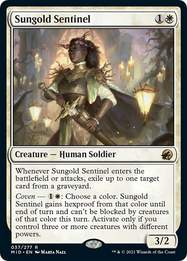 Sungold Sentinel (37) [MID] - MTG Single