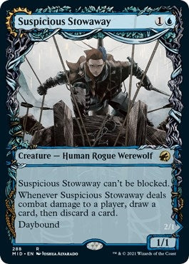Suspicious Stowaway (Showcase) (288) [MID] - MTG Single