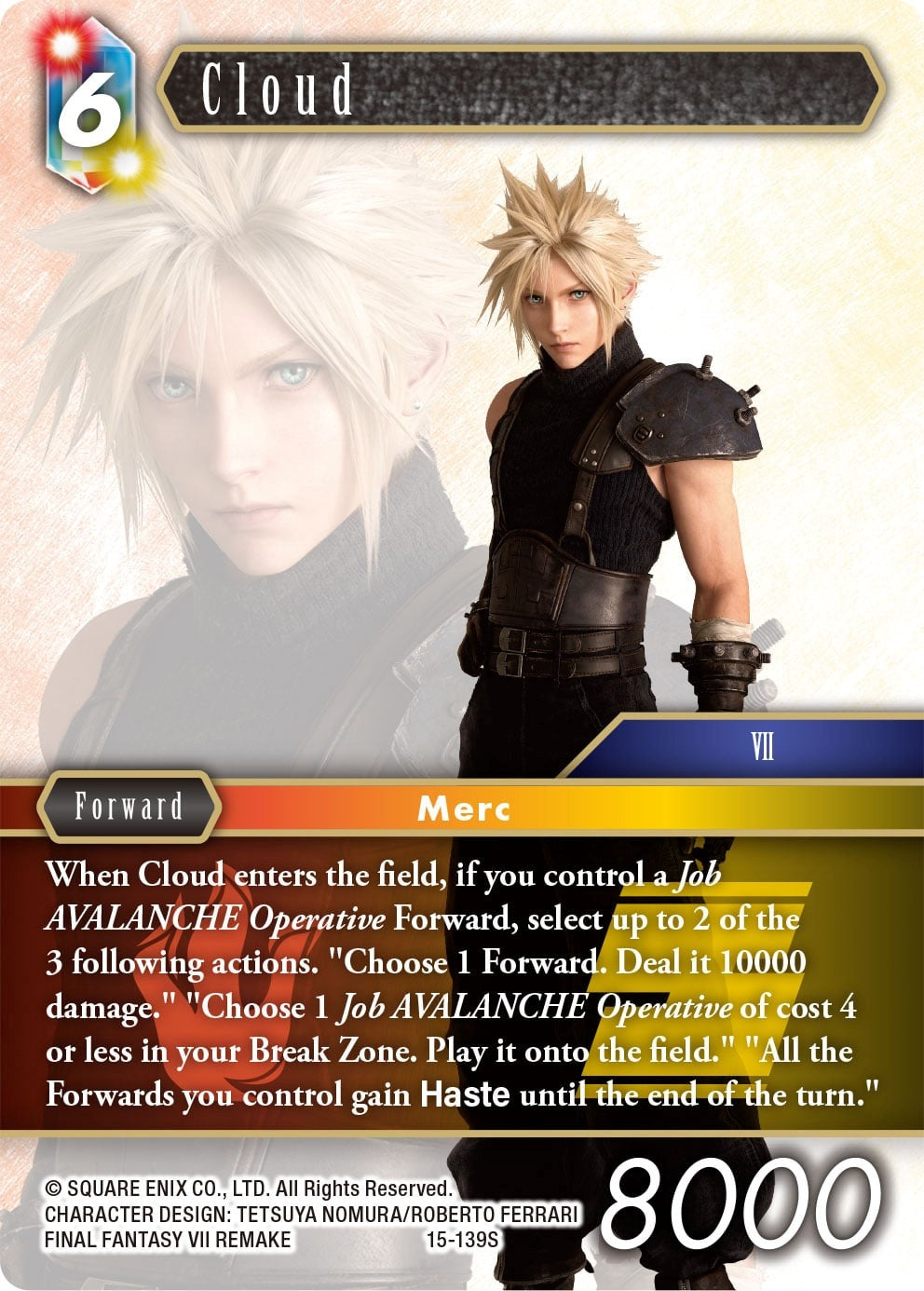Cloud (15) [15] - Final Fantasy TCG Single