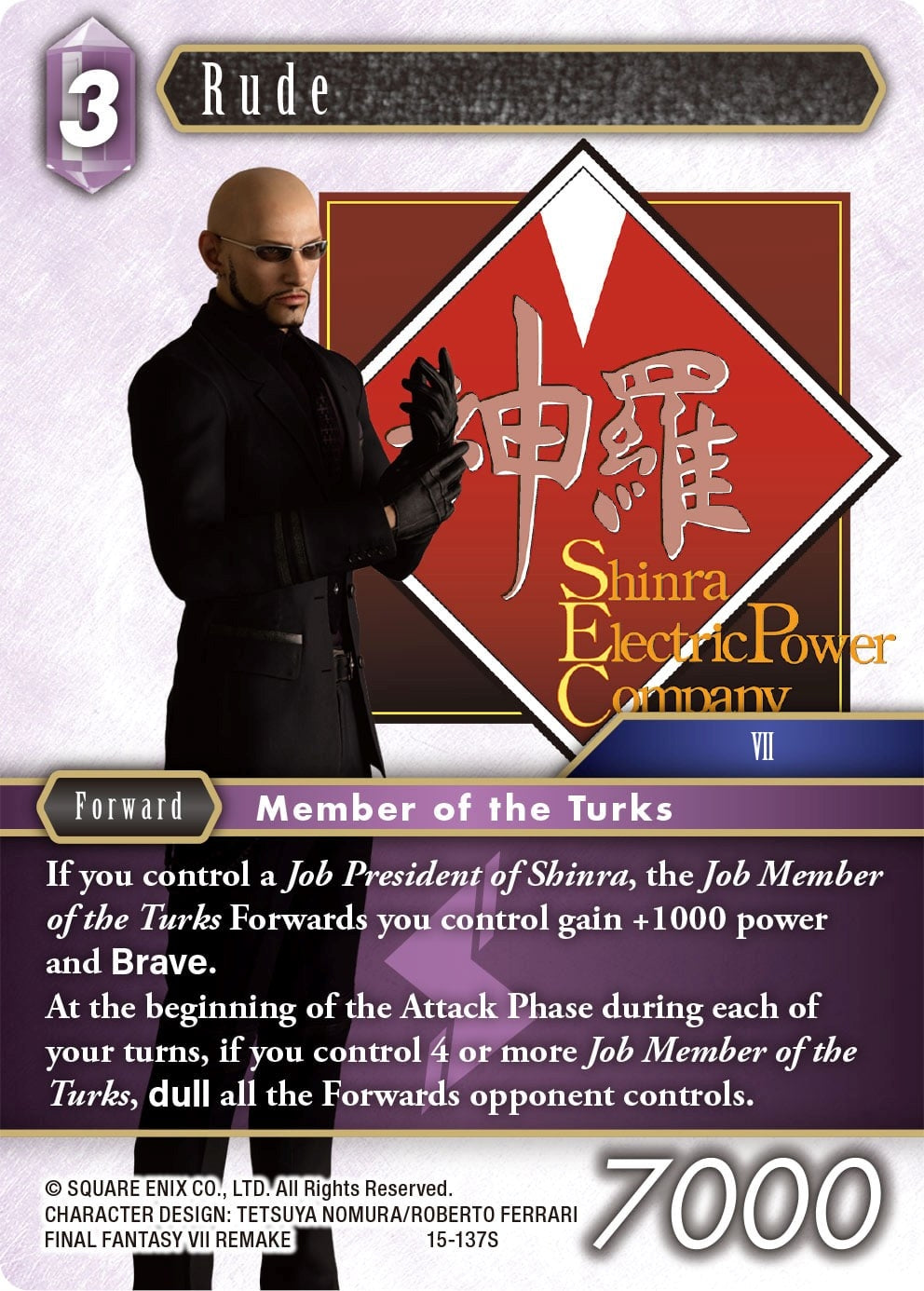 Rude (15) [15] - Final Fantasy TCG Single