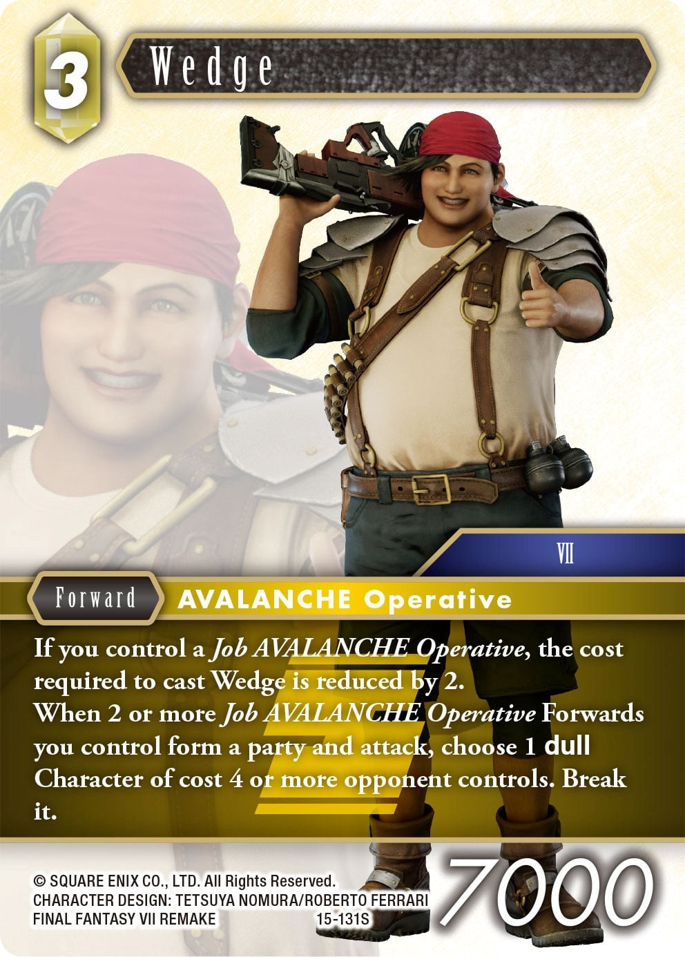 Wedge (15) [15] - Final Fantasy TCG Single