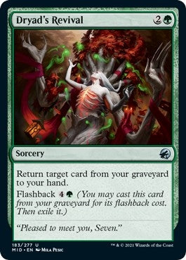Dryad’s Revival (183) [MID] - MTG Single