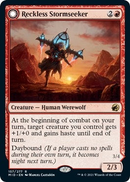 Reckless Stormseeker (157) [MID] - MTG Single
