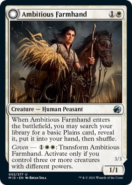 Ambitious Farmhand (2) [MID] - MTG Single