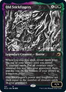Old Stickfingers (Showcase) (321) [MID] - MTG Single