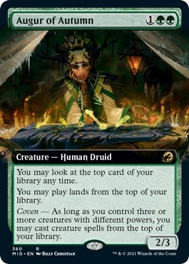 Augur of Autumn (Extended Art) (360) [MID] - MTG Single