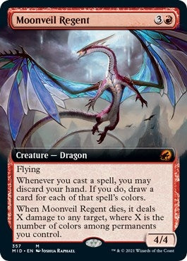 Moonveil Regent (Extended Art) (357) [MID] - MTG Single