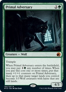 Primal Adversary (194) [MID] - MTG Single