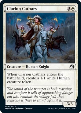 Clarion Cathars (14) [MID] - MTG Single