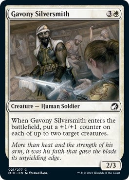 Gavony Silversmith (21) [MID] - MTG Single