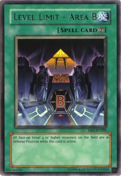 Level Limit - Area B (2205) - YuGiOh Single