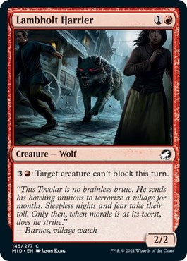Lambholt Harrier (145) [MID] - MTG Single