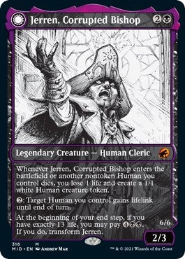 Jerren Corrupted Bishop (Showcase) (316) [MID] - MTG Single