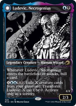 Ludevic Necrogenius (Showcase) (320) [MID] - MTG Single