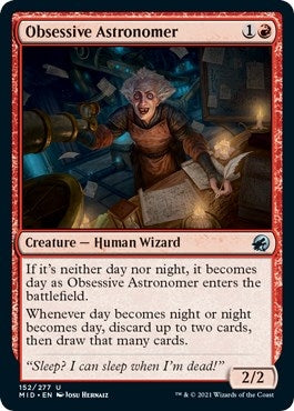 Obsessive Astronomer (152) [MID] - MTG Single