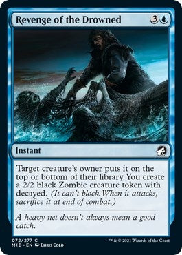 Revenge of the Drowned (72) [MID] - MTG Single