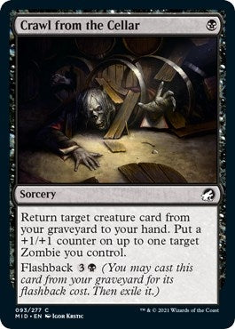 Crawl from the Cellar (93) [MID] - MTG Single
