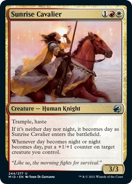 Sunrise Cavalier (244) [MID] - MTG Single