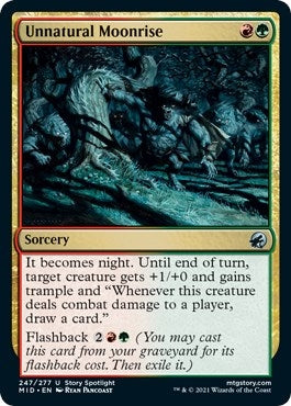 Unnatural Moonrise (247) [MID] - MTG Single