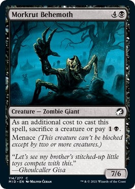 Morkrut Behemoth (114) [MID] - MTG Single