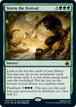 Storm the Festival (200) [MID] - MTG Single