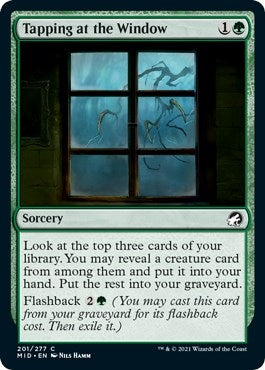 Tapping at the Window (201) [MID] - MTG Single