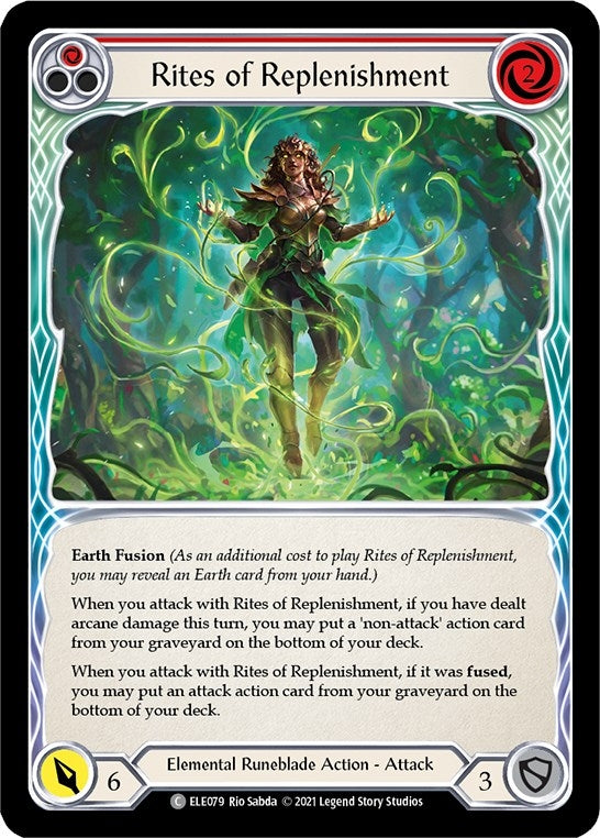 Rites of Replenishment (Red) (79) [ELE] - Flesh and Blood TCG Single