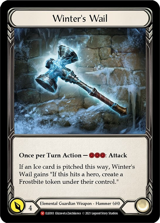 Winter’s Wail (3) [ELE] - Flesh and Blood TCG Single