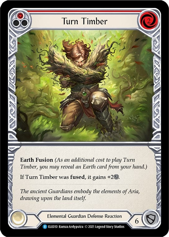 Turn Timber (Red) (10) [ELE] - Flesh and Blood TCG Single