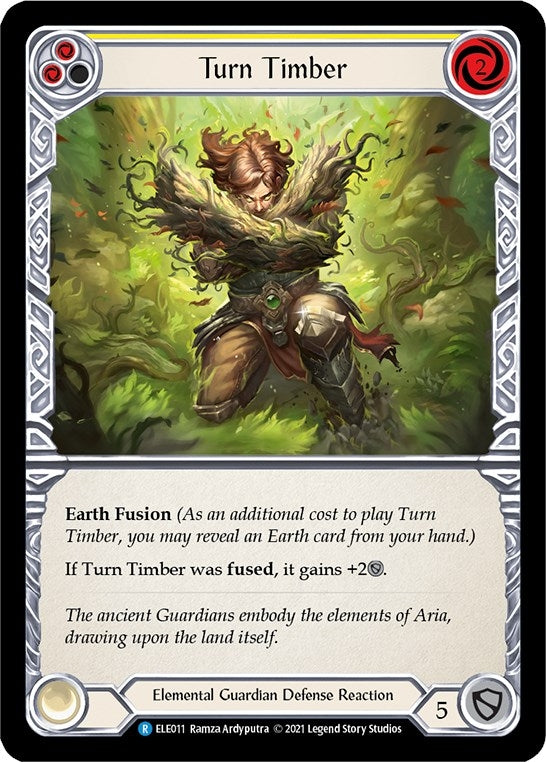 Turn Timber (Yellow) (11) [ELE] - Flesh and Blood TCG Single