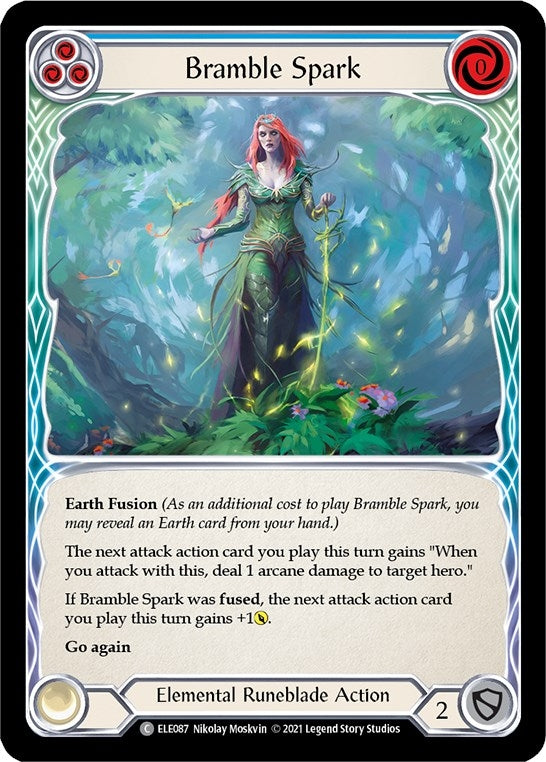 Bramble Spark (Blue) (87) [ELE] - Flesh and Blood TCG Single