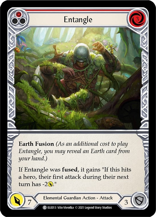 Entangle (Red) (13) [ELE] - Flesh and Blood TCG Single