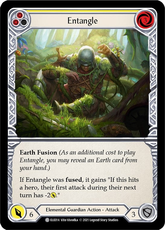 Entangle (Yellow) (14) [ELE] - Flesh and Blood TCG Single