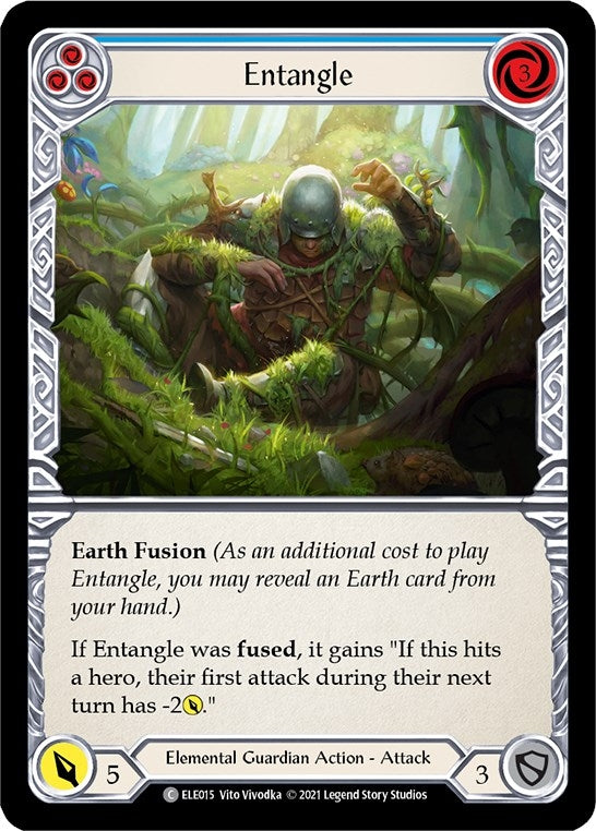 Entangle (Blue) (15) [ELE] - Flesh and Blood TCG Single