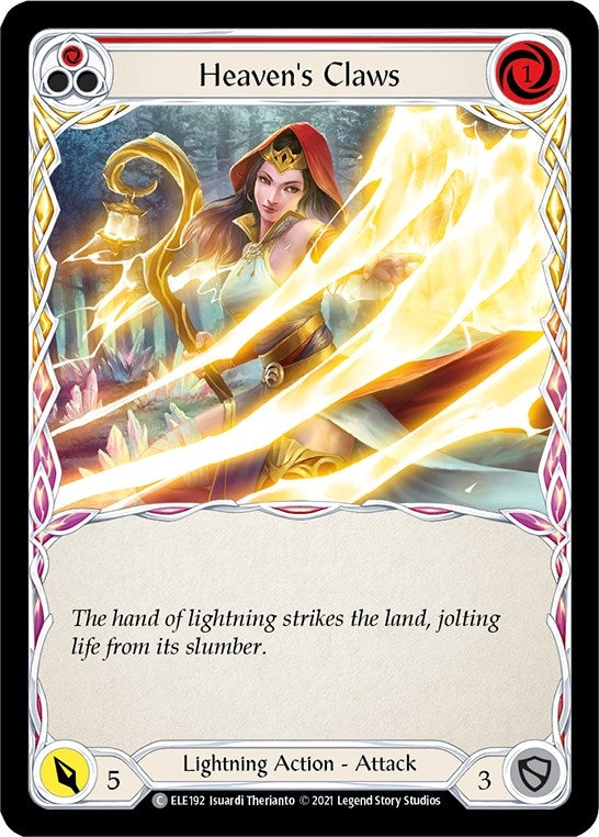 Heaven’s Claws (Red) (192) [ELE] - Flesh and Blood TCG Single
