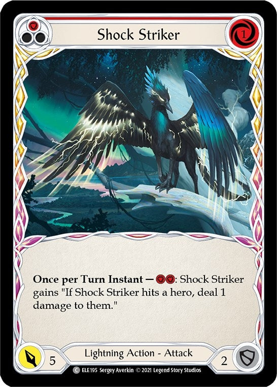 Shock Striker (Red) (195) [ELE] - Flesh and Blood TCG Single