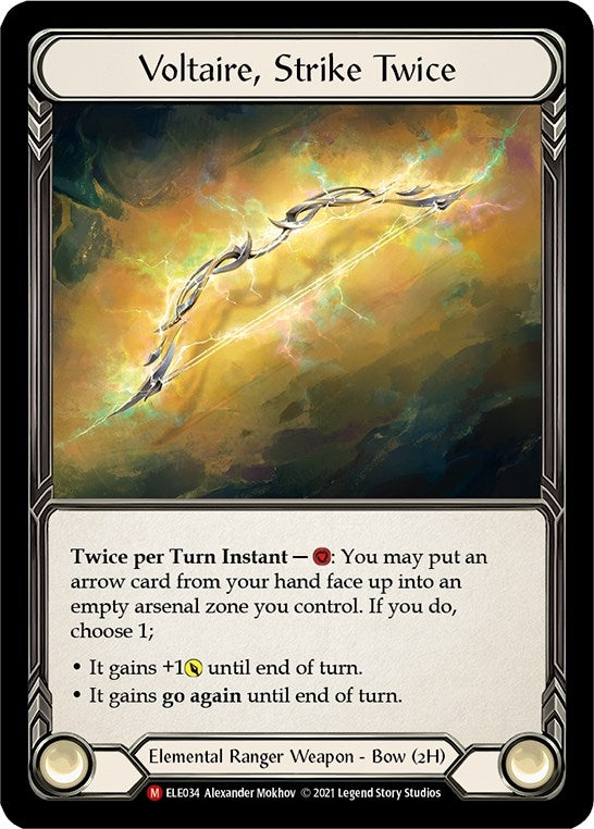 Voltaire Strike Twice (34) [ELE] - Flesh and Blood TCG Single