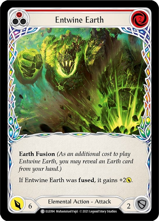 Entwine Earth (Red) (94) [ELE] - Flesh and Blood TCG Single