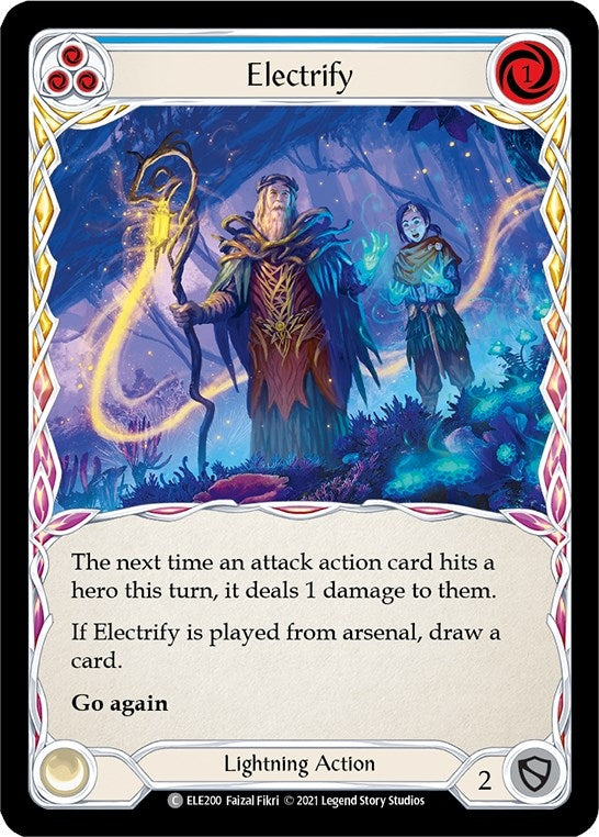 Electrify (Blue) (200) [ELE] - Flesh and Blood TCG Single