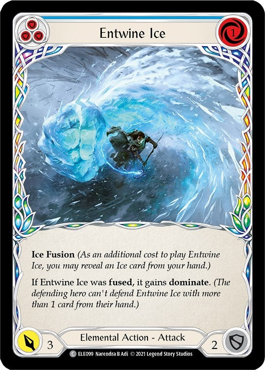 Entwine Ice (Blue) (99) [ELE] - Flesh and Blood TCG Single