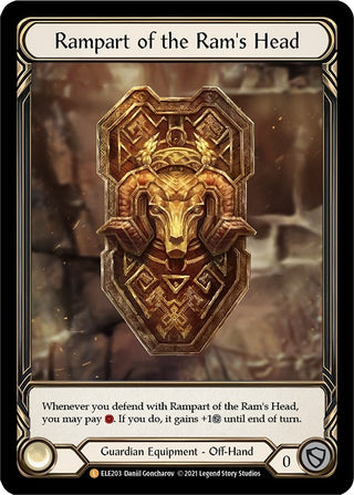 Rampart of the Ram’s Head (203) [ELE] - Flesh and Blood TCG Single