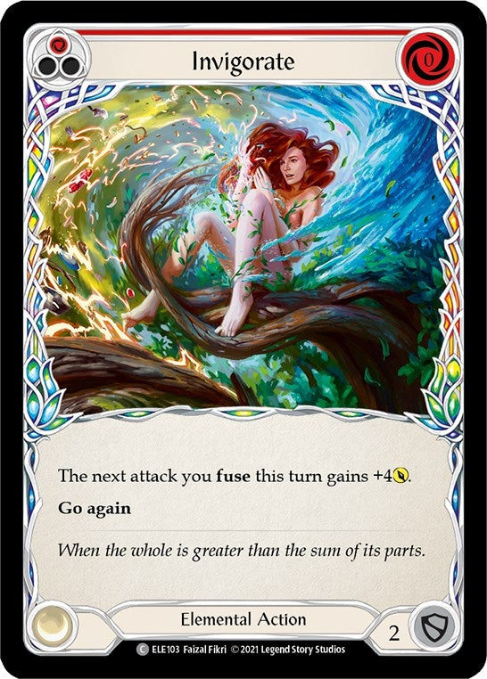 Invigorate (Red) (103) [ELE] - Flesh and Blood TCG Single