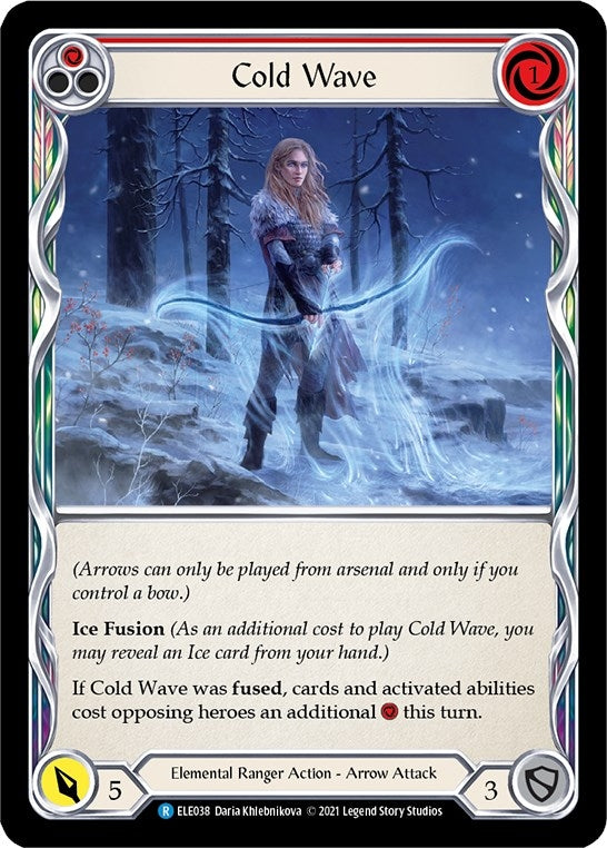 Cold Wave (Red) (38) [ELE] - Flesh and Blood TCG Single