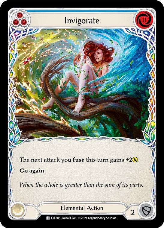 Invigorate (Blue) (105) [ELE] - Flesh and Blood TCG Single