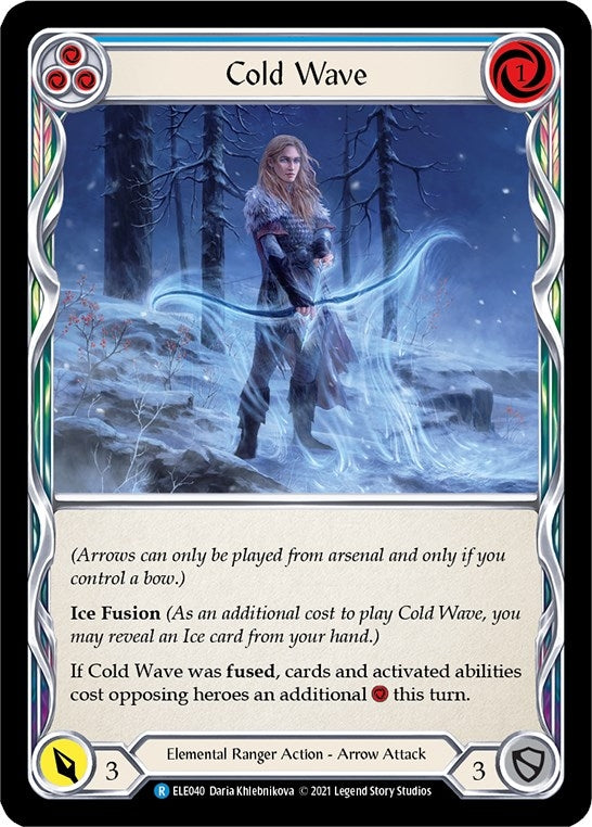Cold Wave (Blue) (40) [ELE] - Flesh and Blood TCG Single