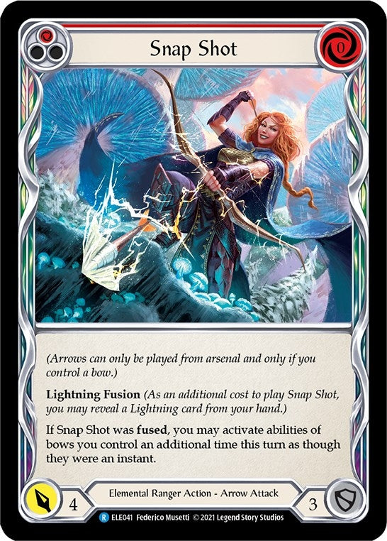Snap Shot (Red) (41) [ELE] - Flesh and Blood TCG Single