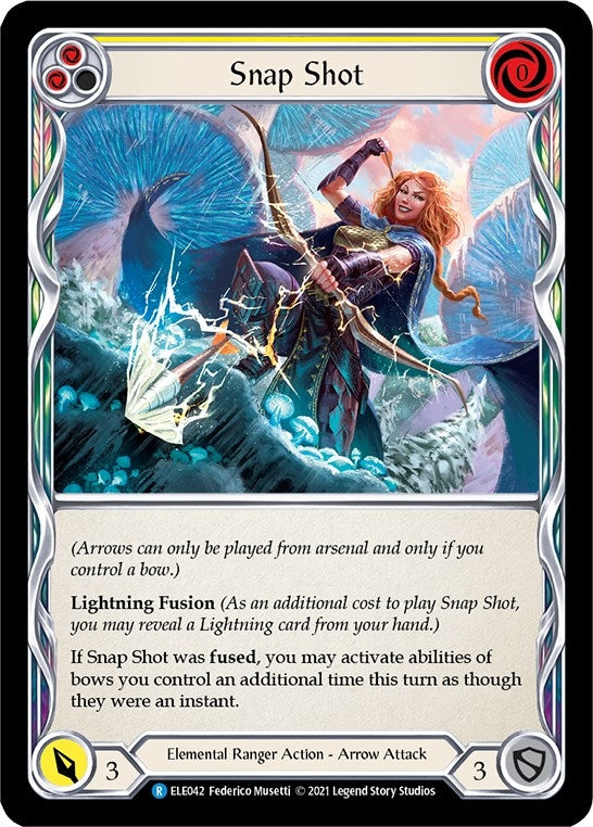 Snap Shot (Yellow) (42) [ELE] - Flesh and Blood TCG Single